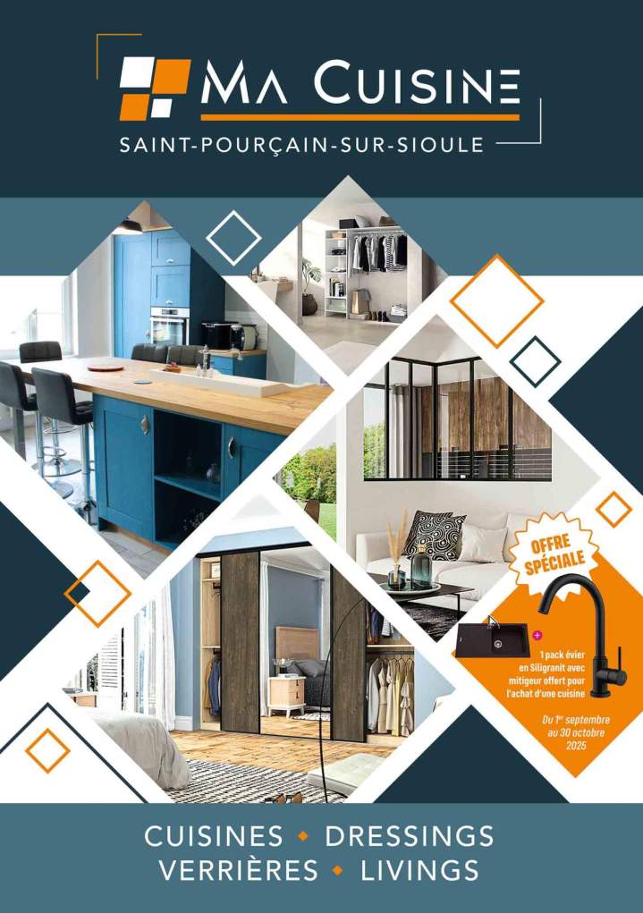 Catalogue de cuisines Saint-Pourçain-sur-Sioule
